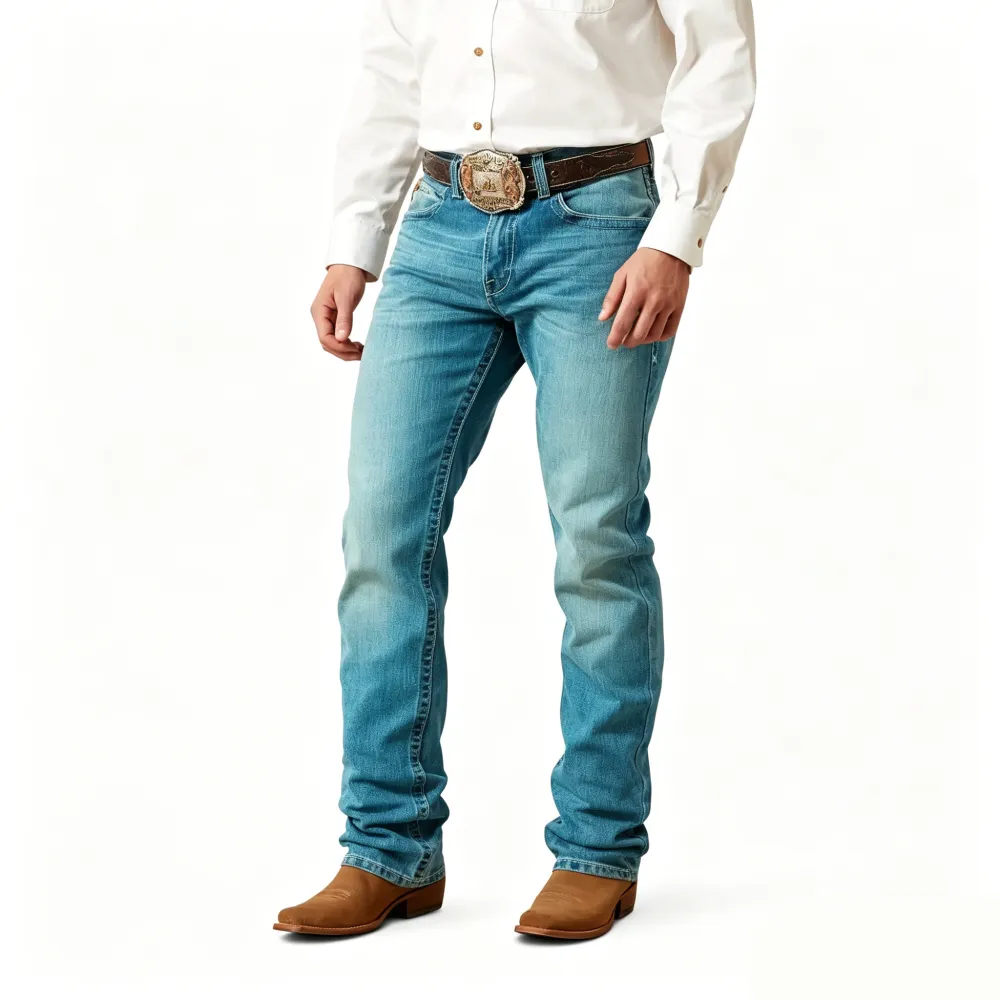 🔥 Men's Stretch Boot Cut Relaxed Jeans | High Stretch Denim Fabric, Comfortable Mobility Without Restriction All Day Long