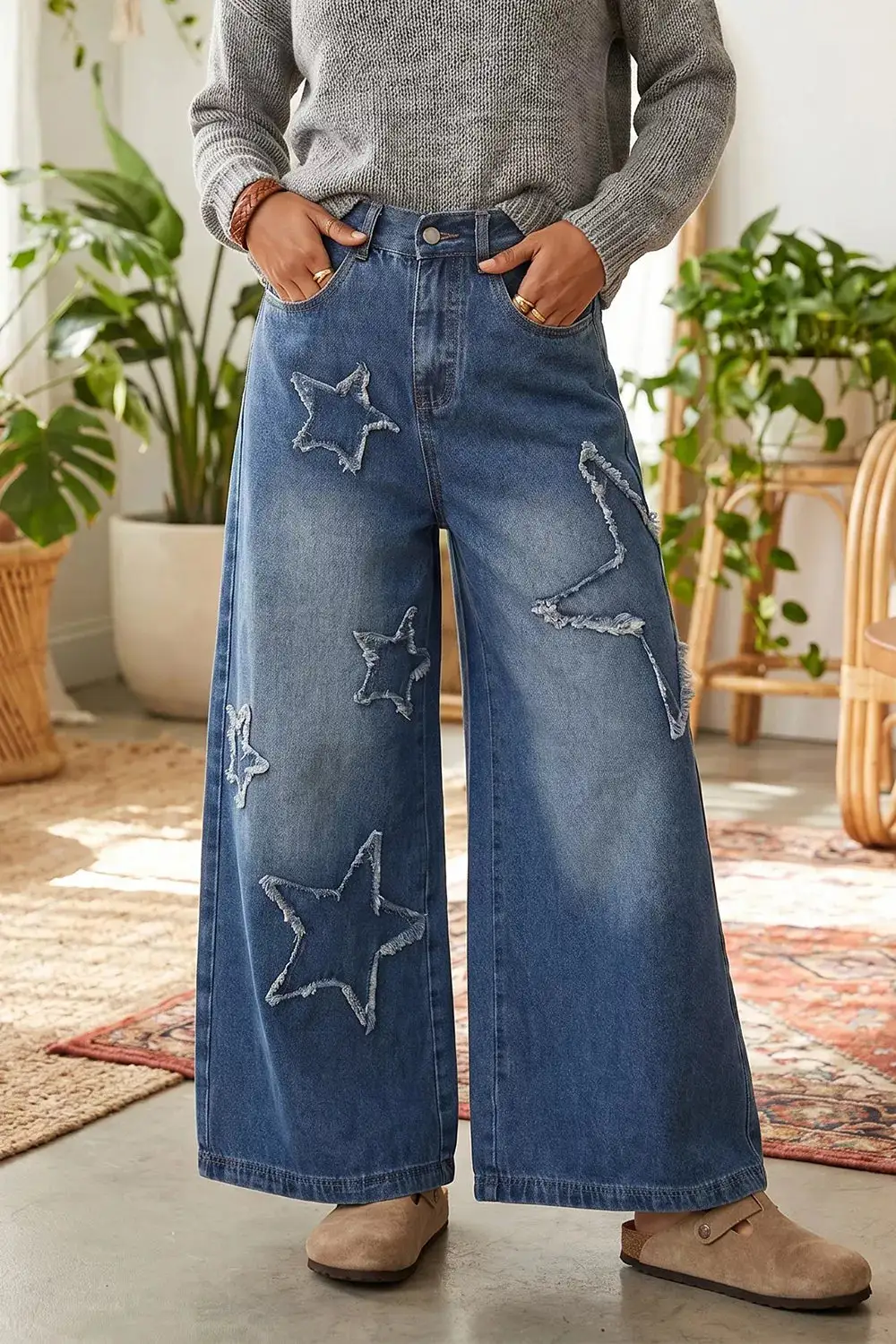 Versatile Wide Leg Jeans