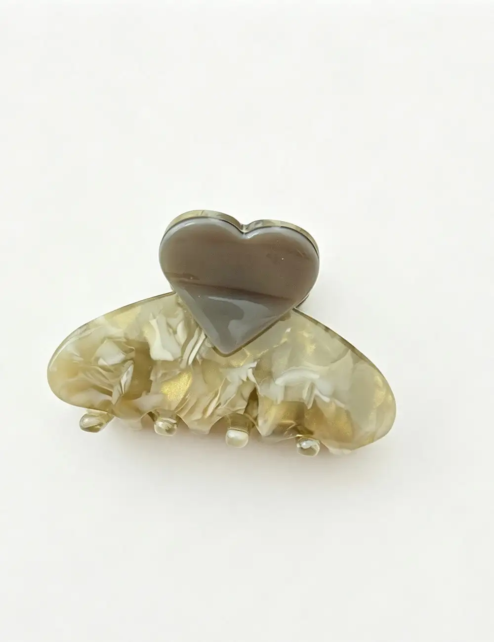 Heart Shape Decor Midi Hair Hair Claw Clip