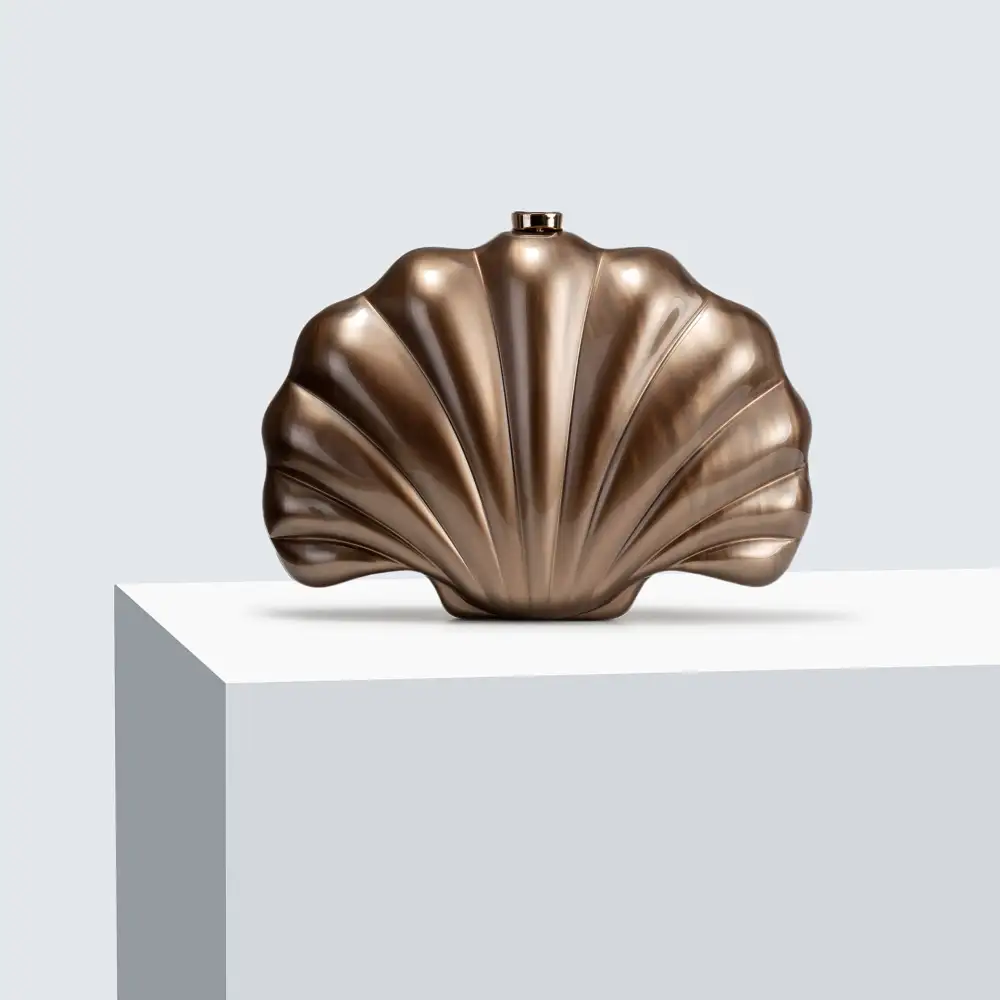 Curved Clutch Bag