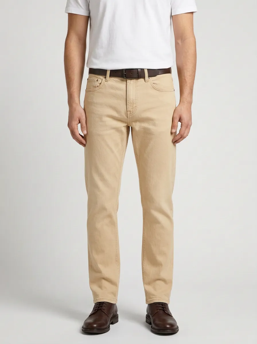 Faded Straight Jeans