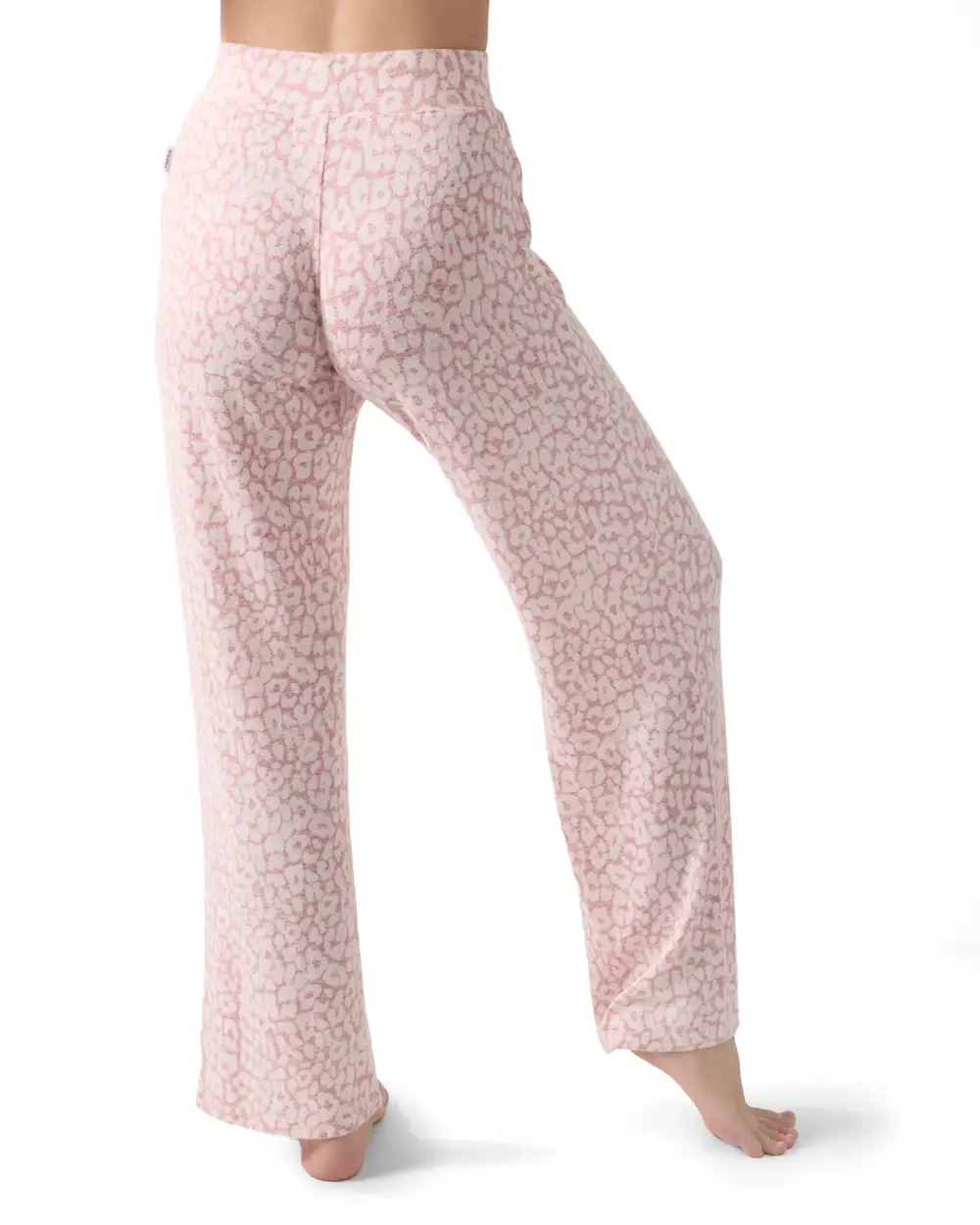 S Soft And Cozy Allover Leopard Print Lounge Pants