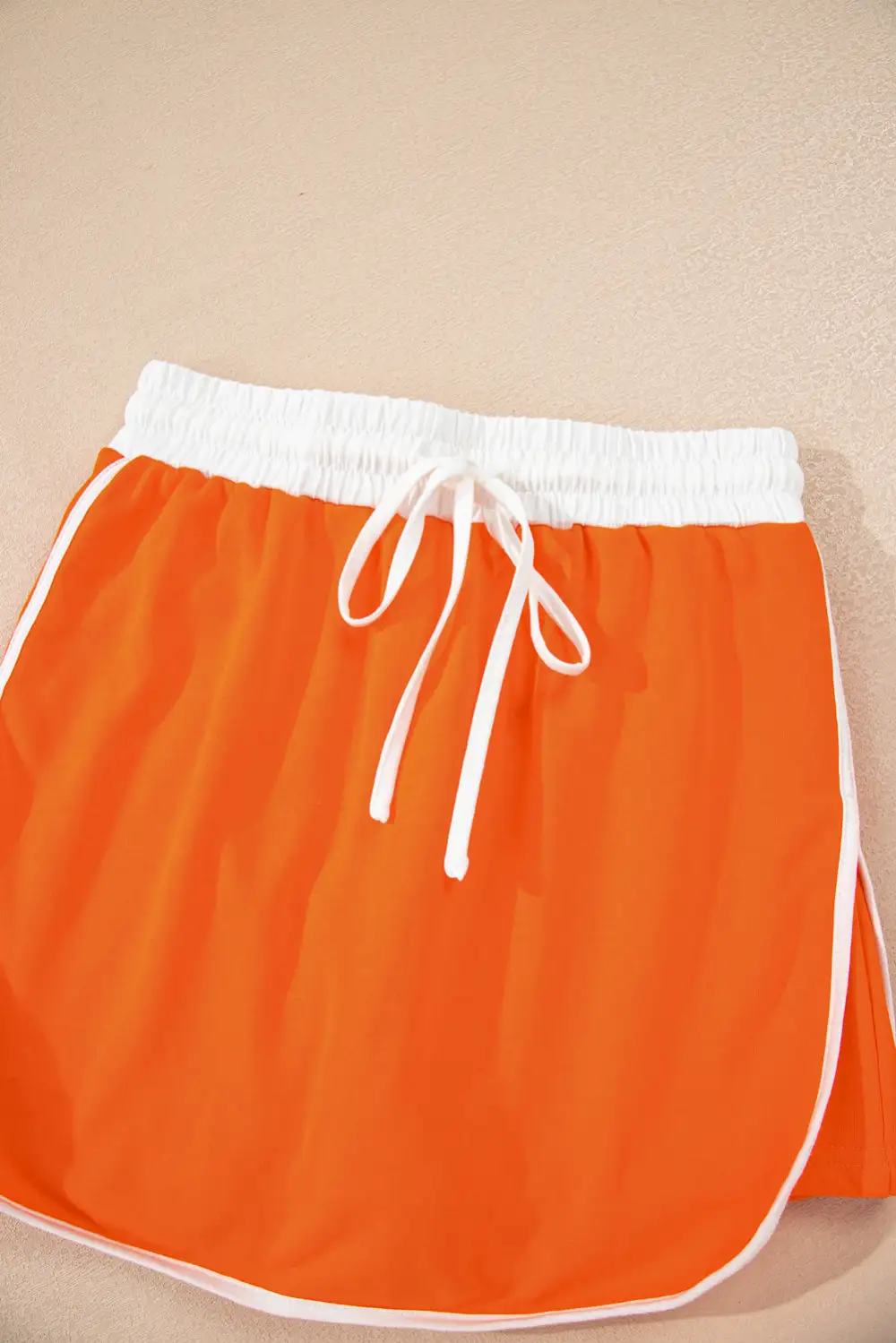 Curve Printed Varsity Detail Coordinated Set