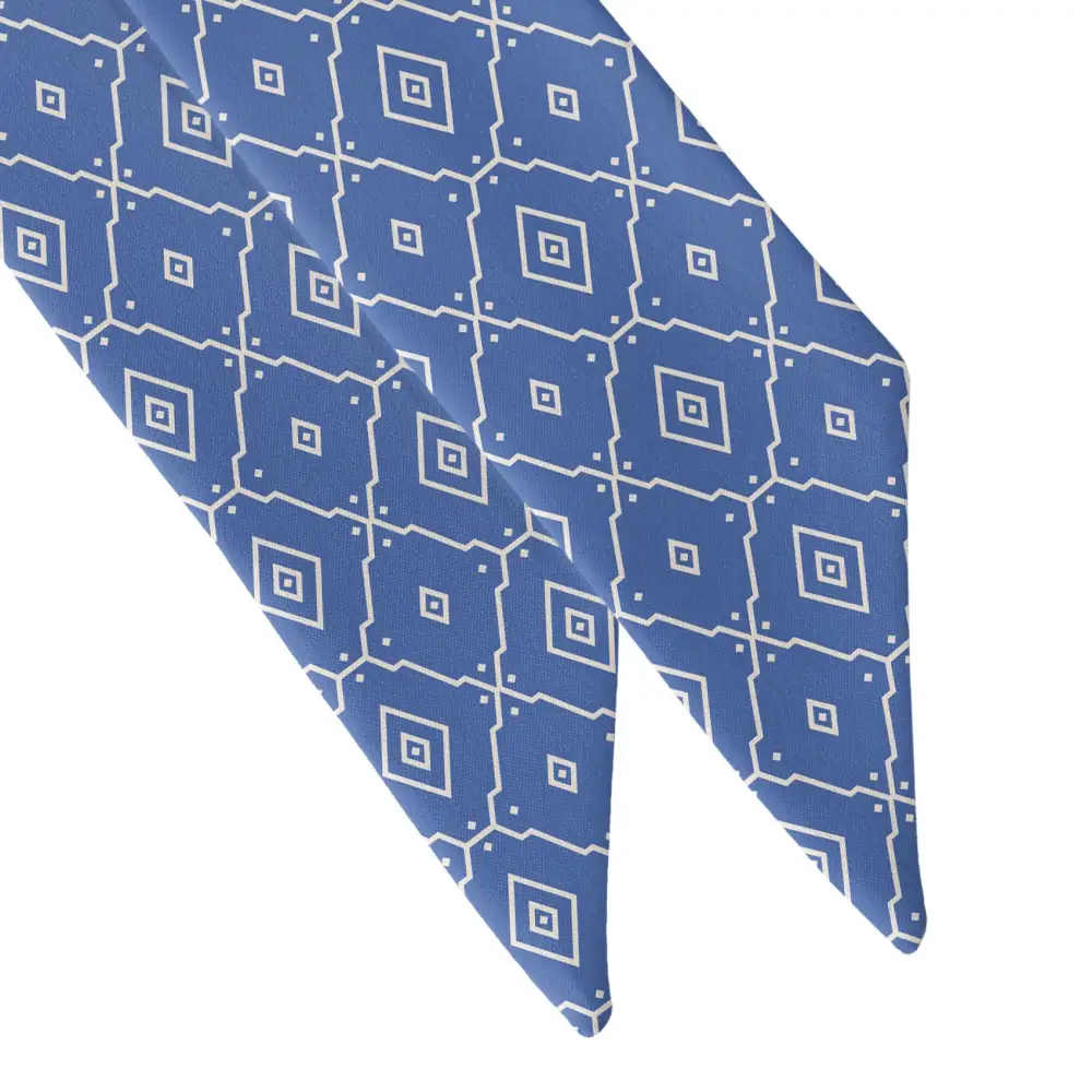 Ceramic Geometric Pattern Hair Scarf