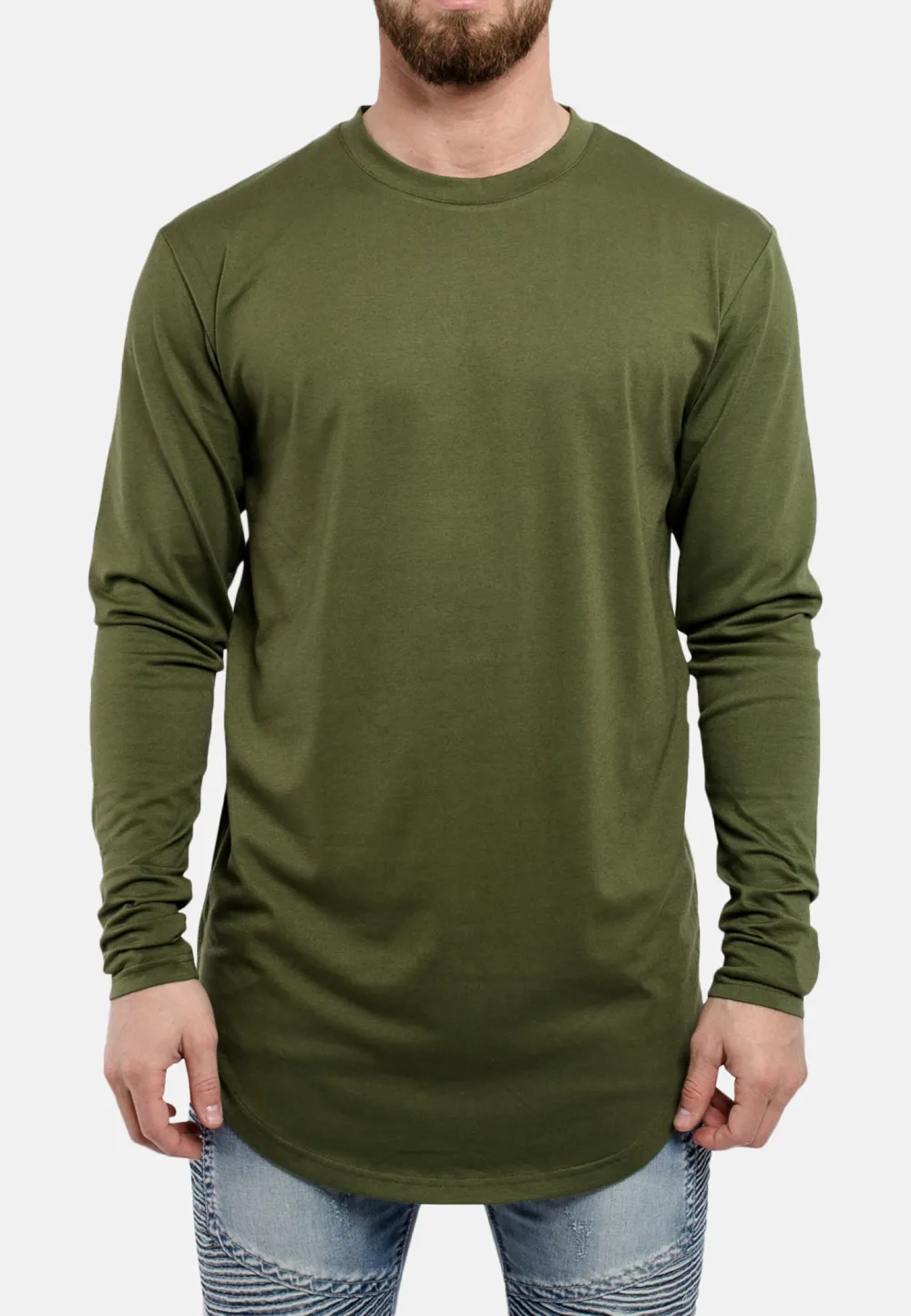 Easy Fit Side Zip Longline Tee