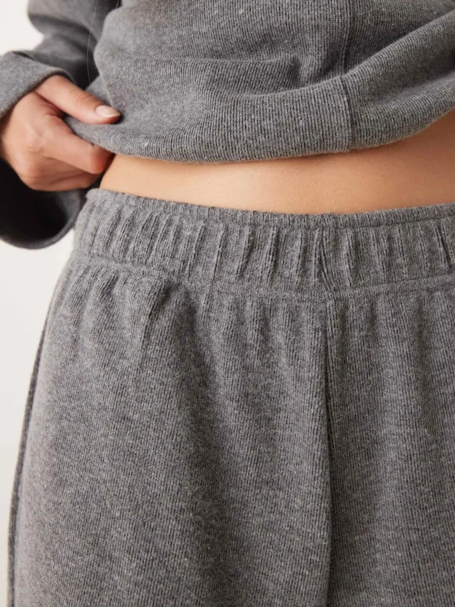 Oversized Knit Wide-Leg Pants