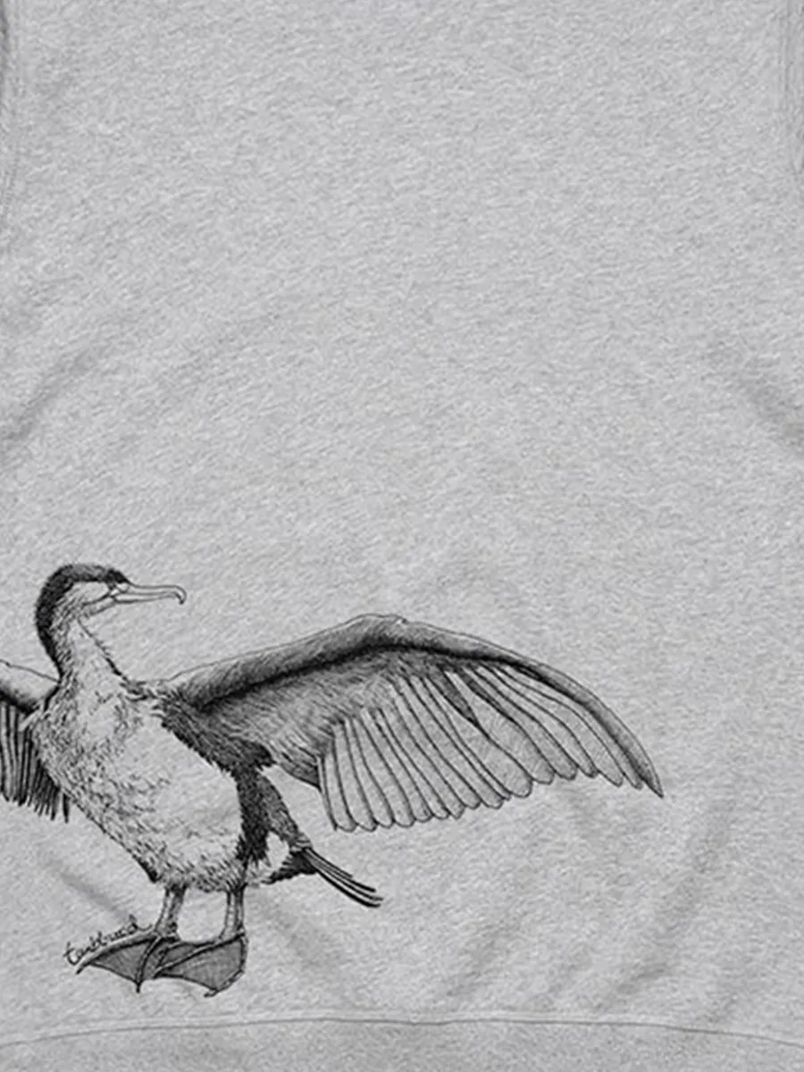 Fashionable Bird Pattern Versatile Casual Sportswear Shirt