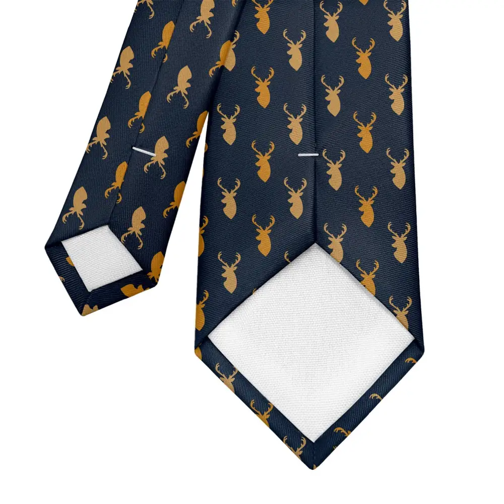 Deer Pattern Necktie