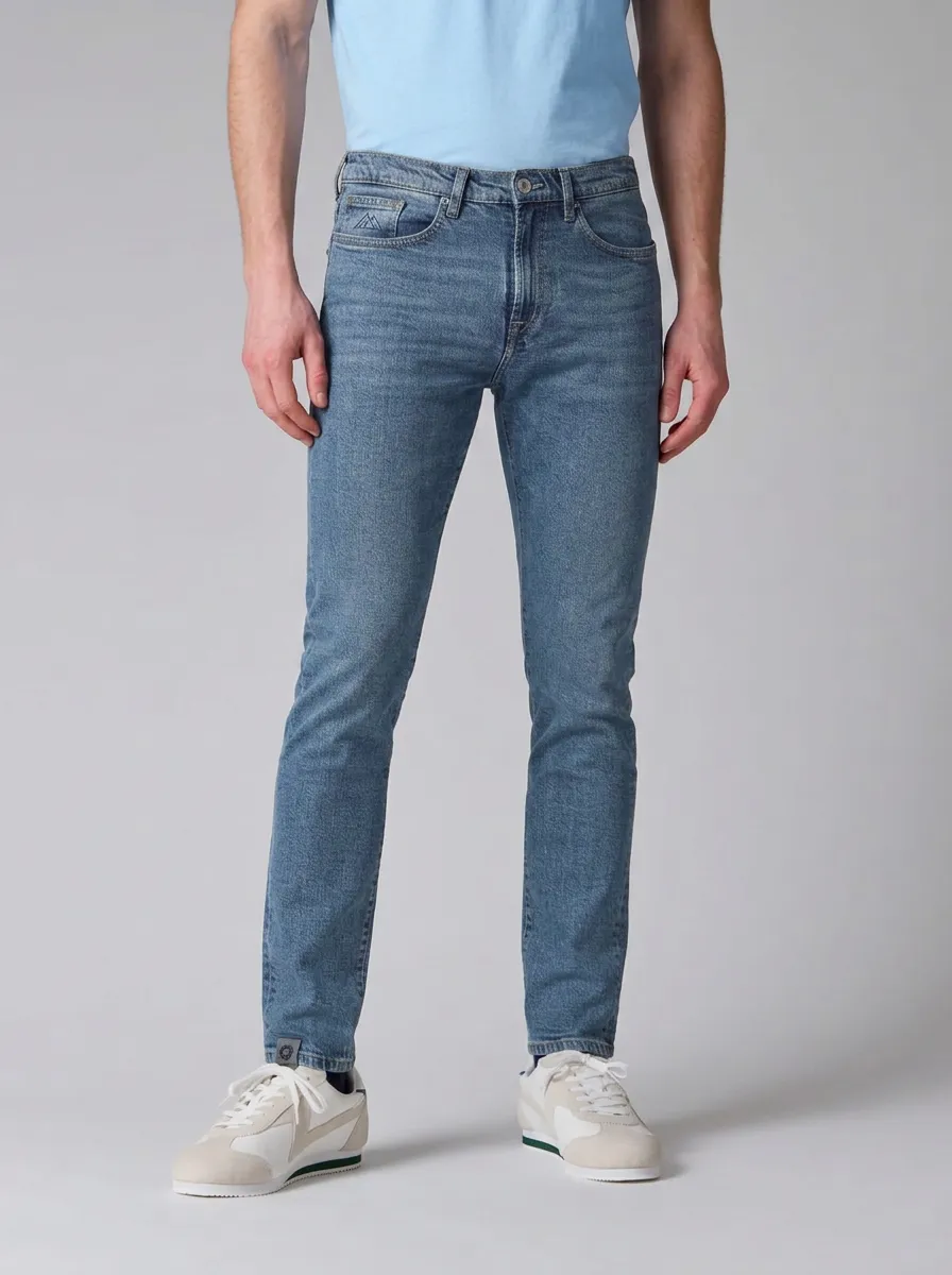 Men's Timeless Flexible Slim Fit Stretch Denim Jeans