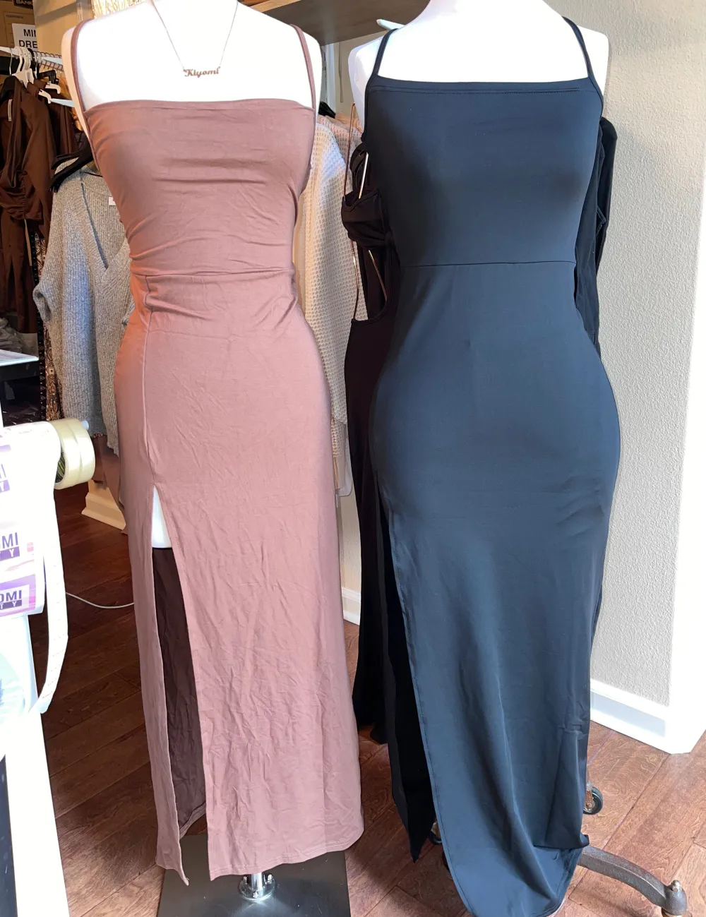 High Slit Maxi Dress