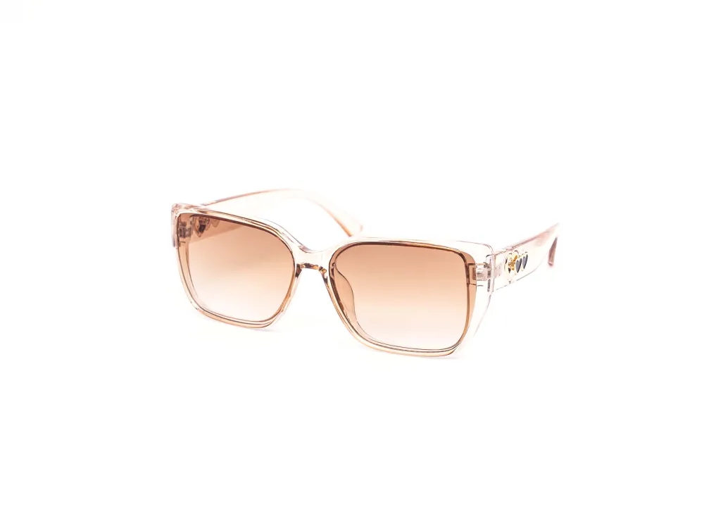 12-Pack Chunky Heart Square Gradient Sunglasses