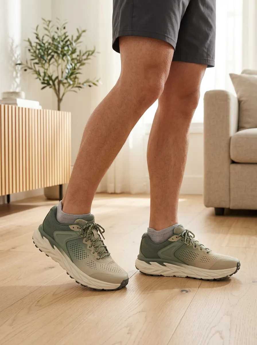 Men's Stride Gradient Mesh Printed Running Shoes