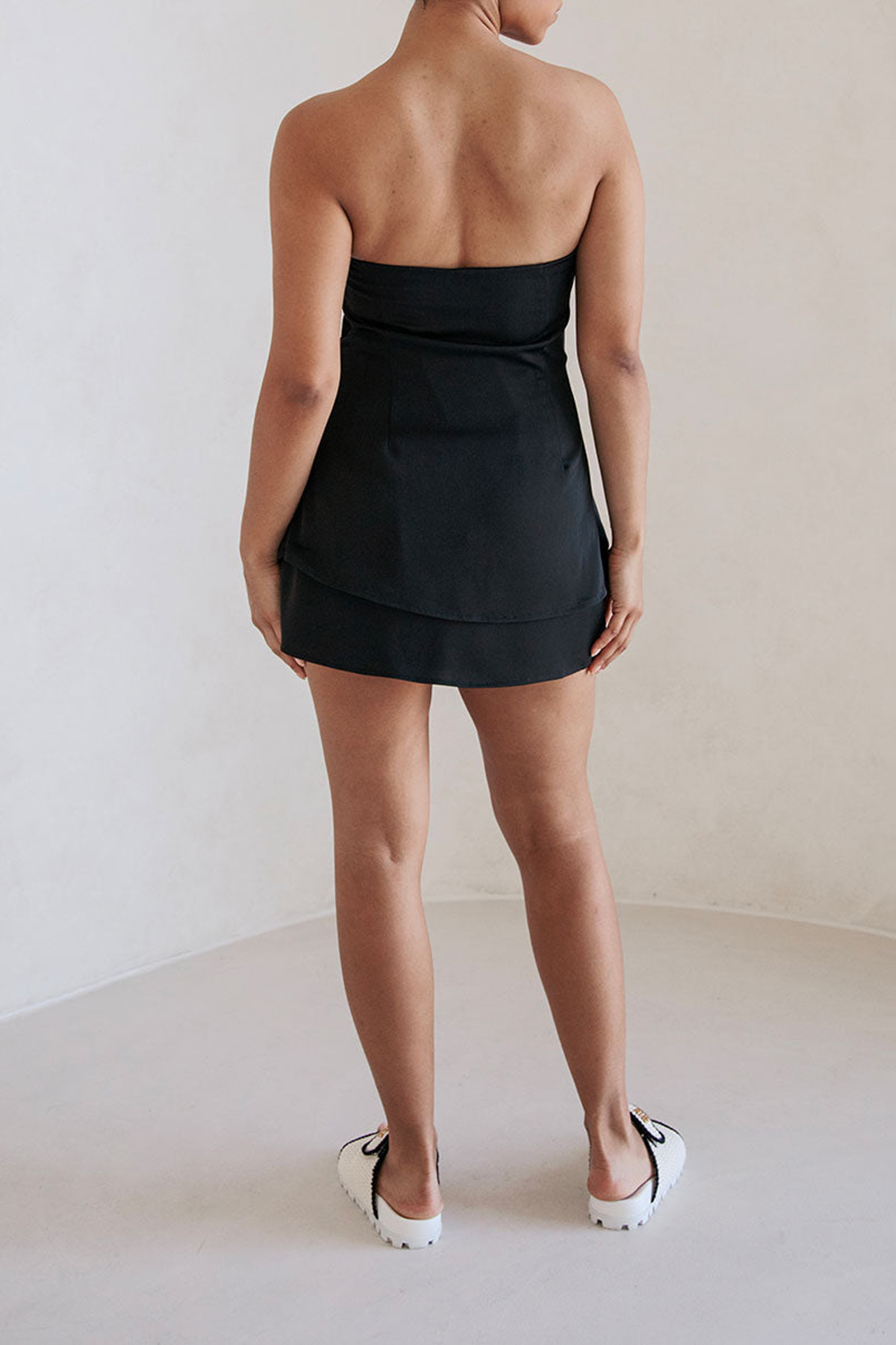 Strapless Ruched Mini Top
