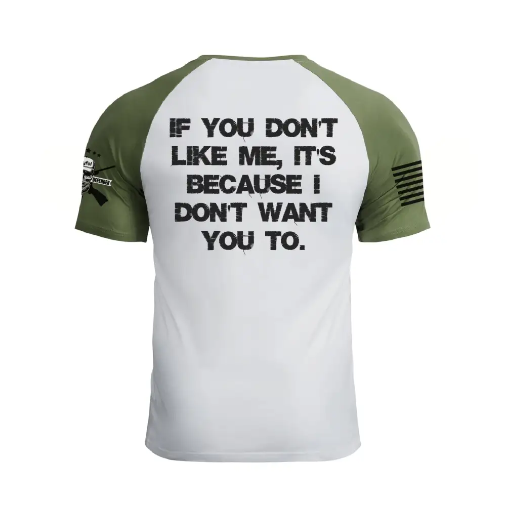 DON'T LIKE ME RAGLAN GRAPHIC TEE