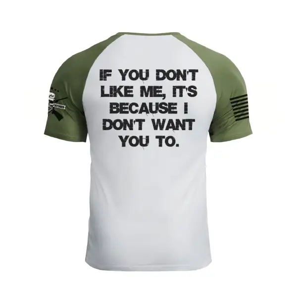 DON'T LIKE ME RAGLAN GRAPHIC TEE