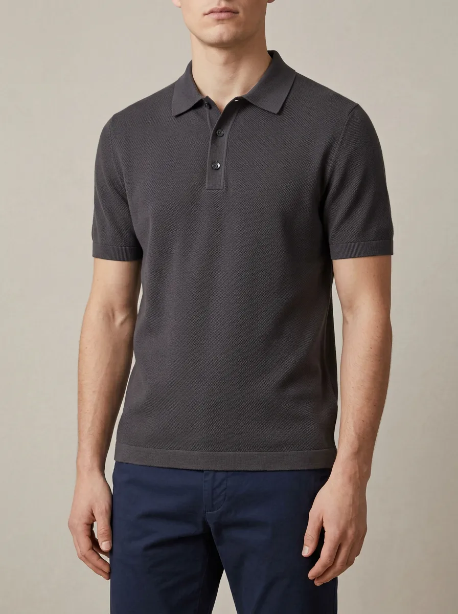 Modern Performance-Look Men's Polo Shirt