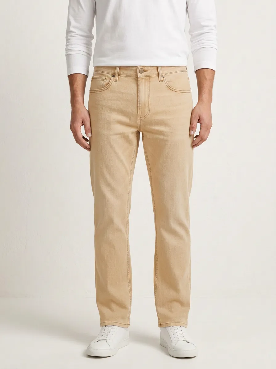 Everyday Textured Relaxed Jeans