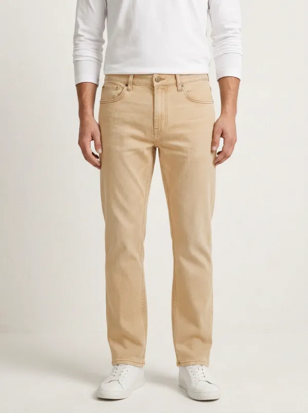 Everyday Textured Relaxed Jeans