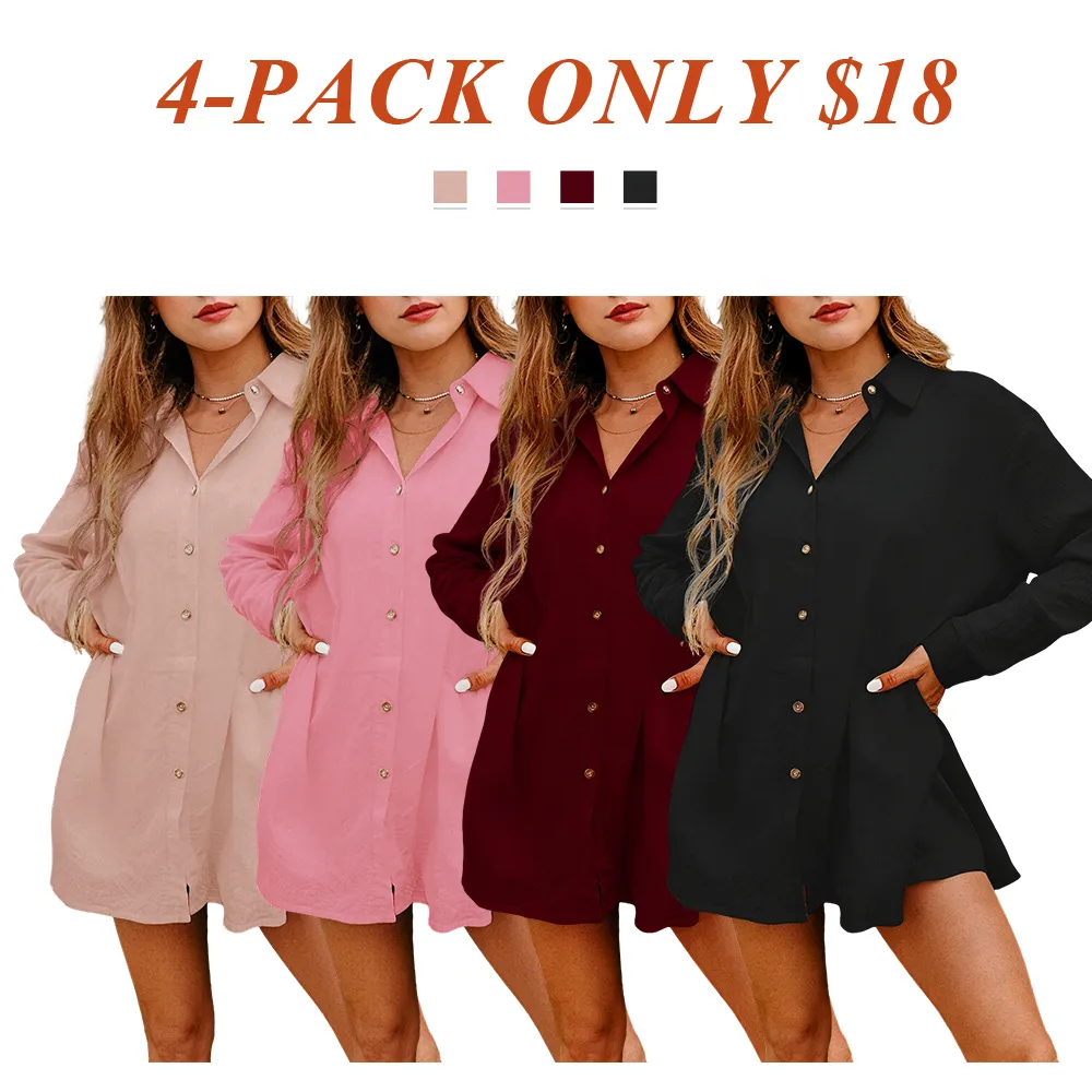 Women's Two-Piece Shirt And Shorts Set