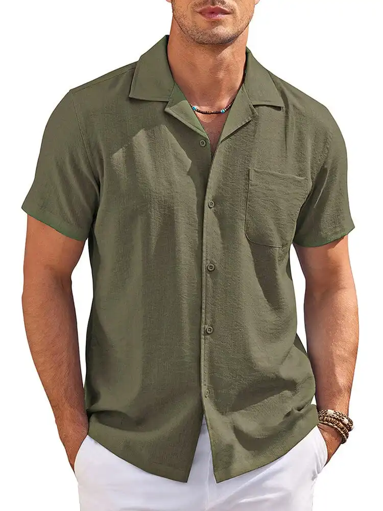 Casual Vacation Cuban Shirt