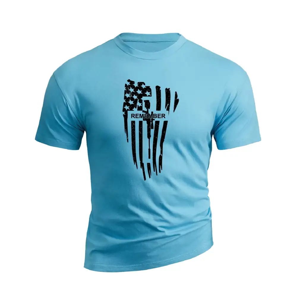 USA FLAG REMEMBER GRAPHIC TEE