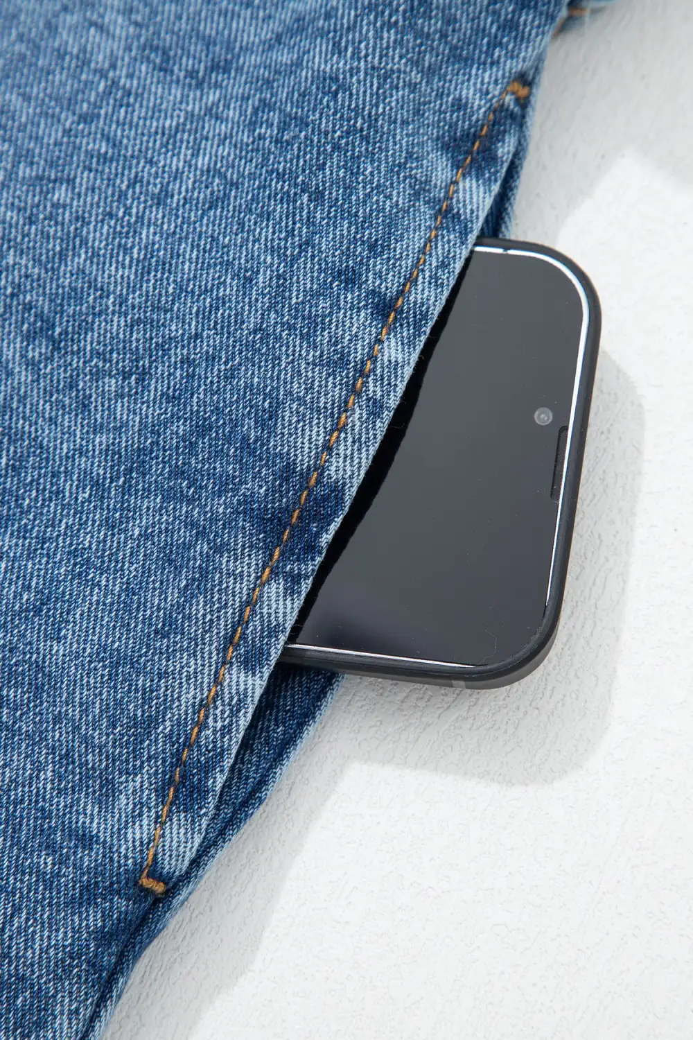 Polished Detail Denim Button Front Sleeveless Dress