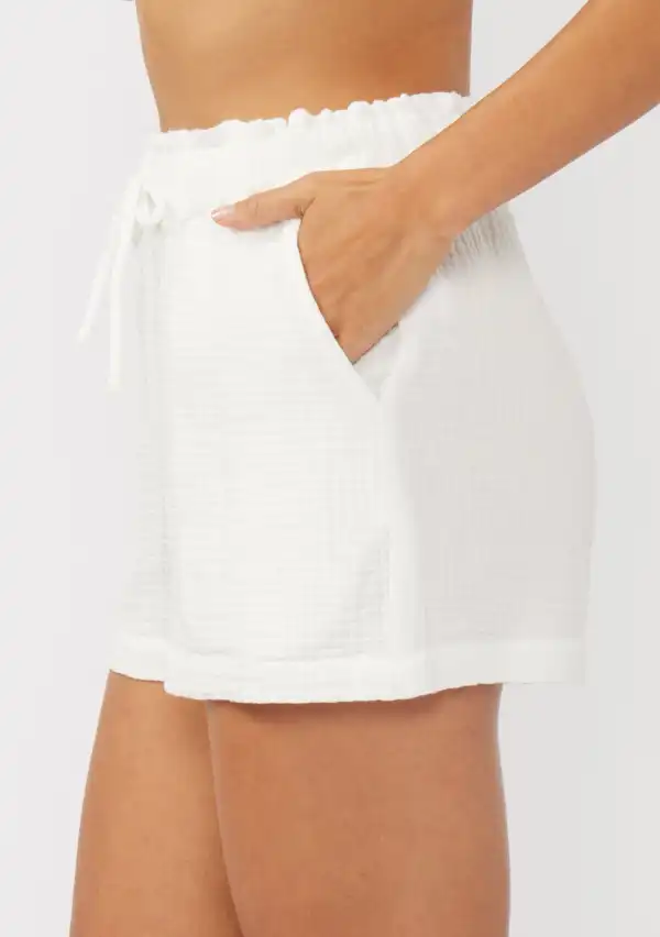 Drawstring Elasticated Waist Shorts