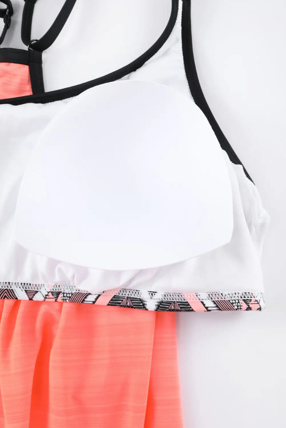 Leopard Printed Lined Tankini Swim Set