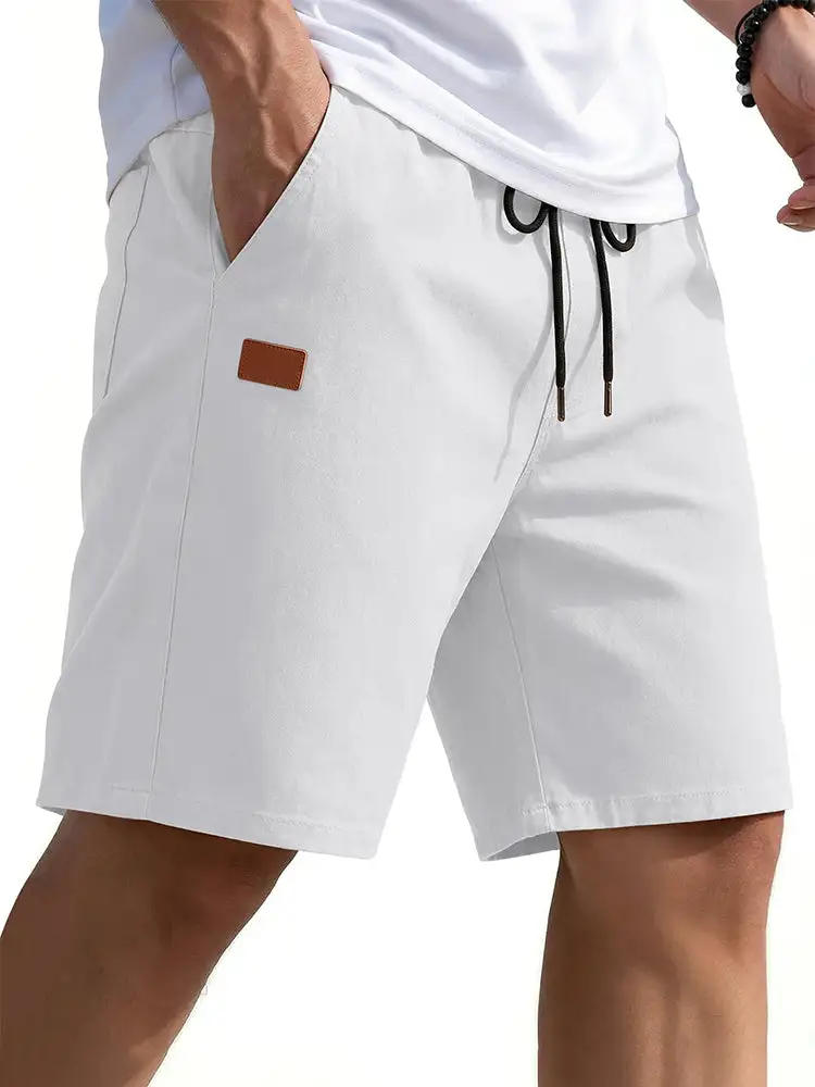 Men's Casual Cotton Blend Chino Shorts