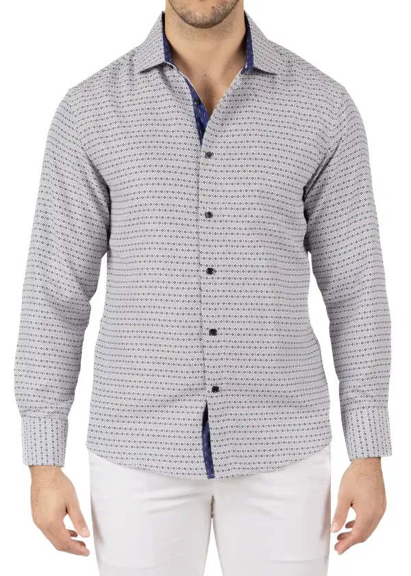 Sunset Long Sleeve Button Shirt