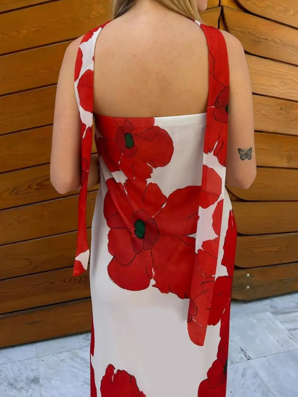 Smooth Finish Printed Maxi Dress