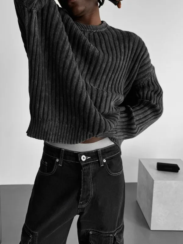 Easygoing Relaxed Washed Sweater