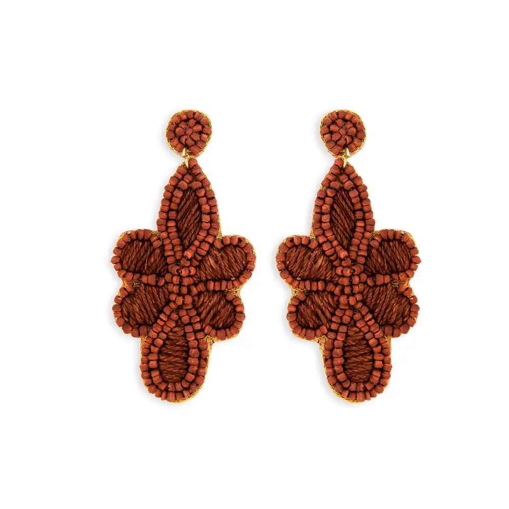 Textured Expressive Artful Statement Earrings