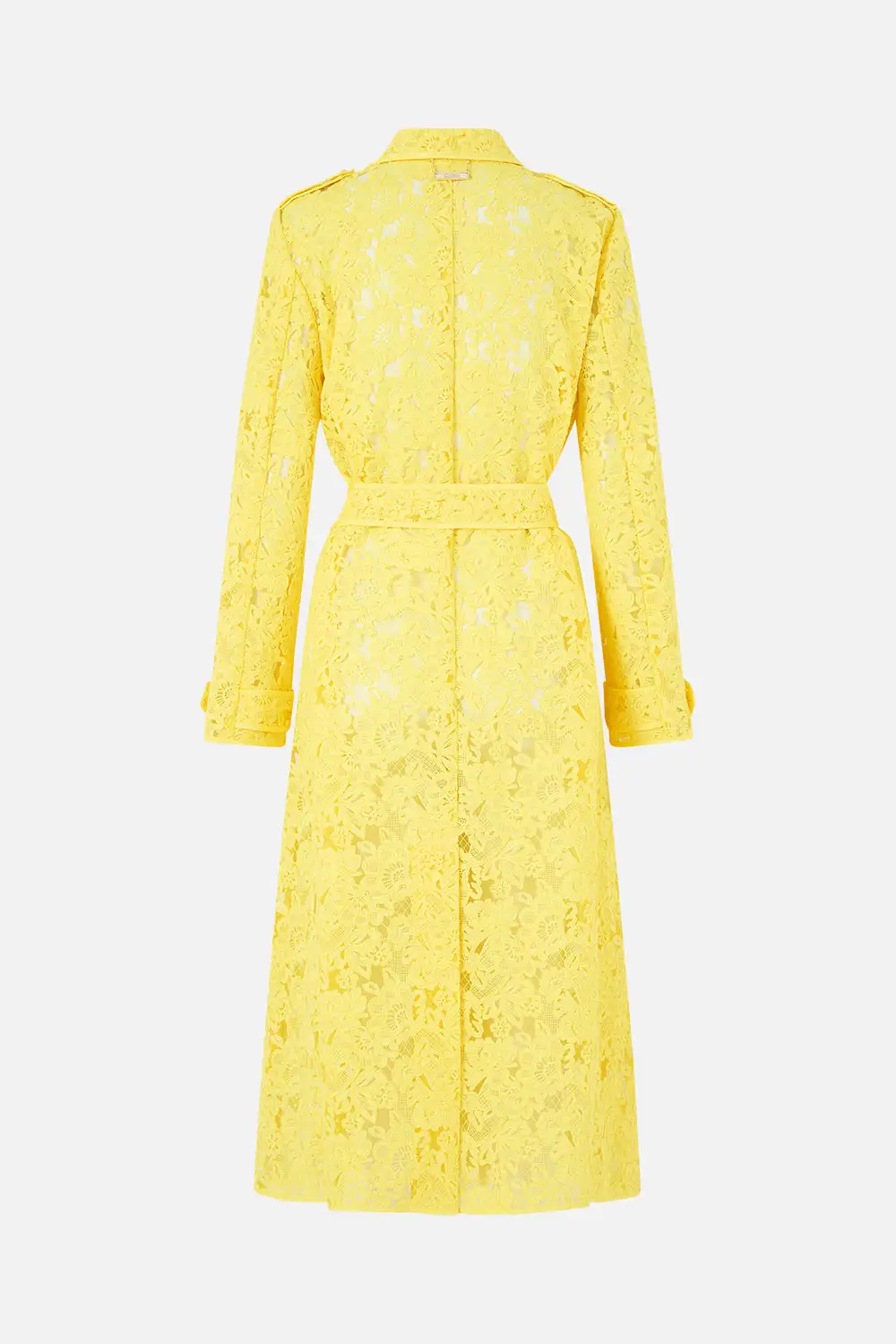 Printed Relaxed Trench Coat
