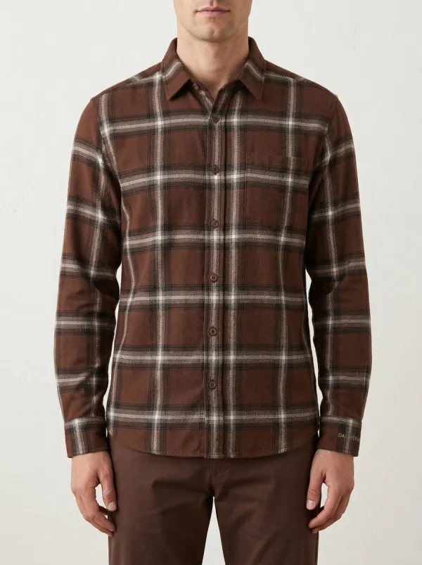 Relaxed Craft Plaid Long-Sleeve Men's Long-Sleeve Shirt