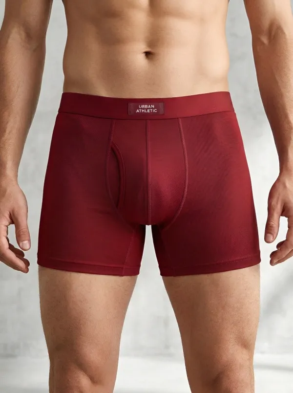 Men's Mixed Color Urban Athletic Solid 3-Pack Boxer Briefs