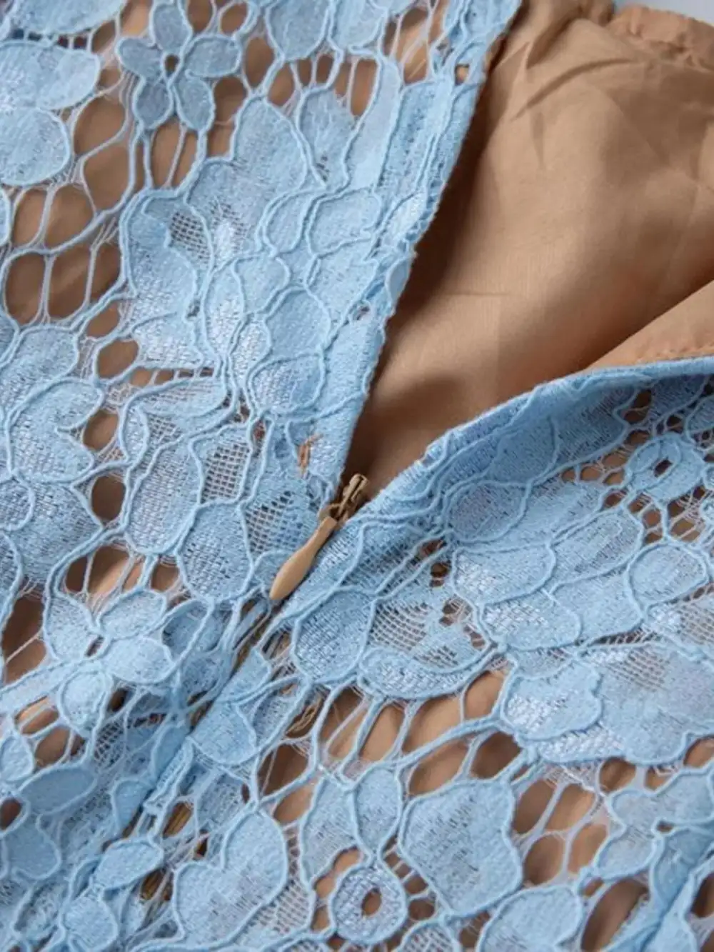 Lace Sleeveless Dress Casual