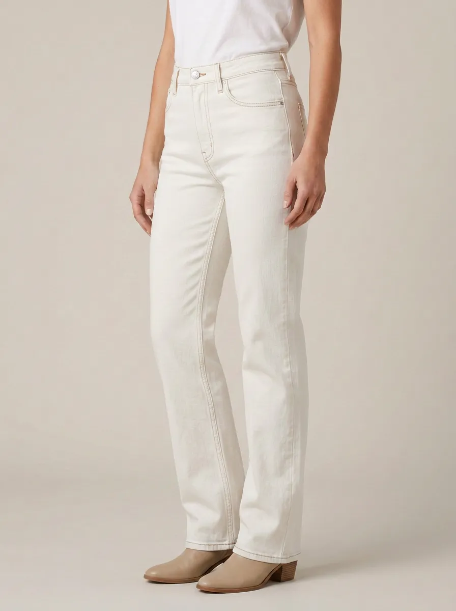 Casual High-Rise Denim Jeans