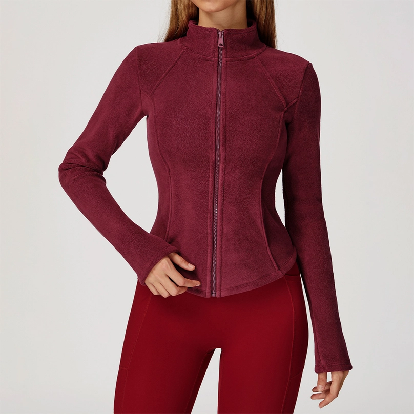 High Collar Full-Zip Jacket