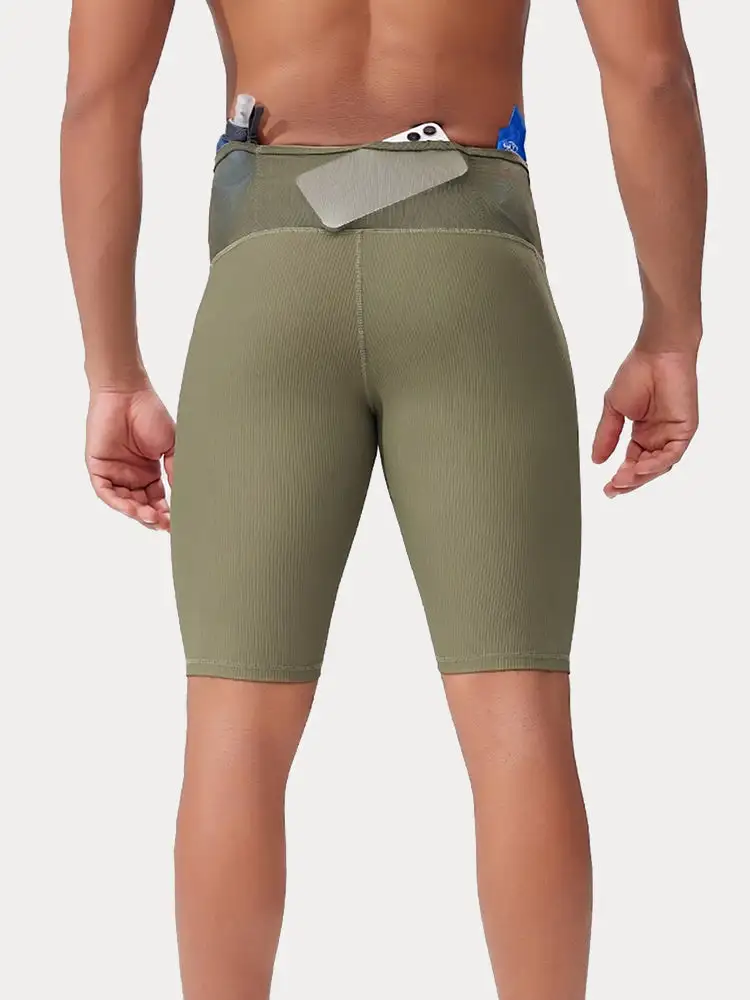 Men's Pro Stretch Compression Running Shorts