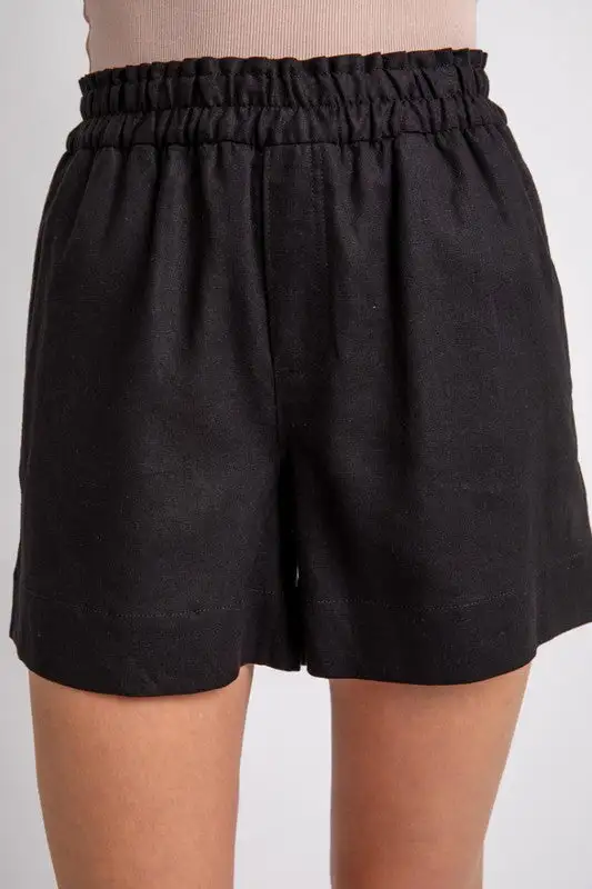 Contemporary Linen Relaxed Shorts