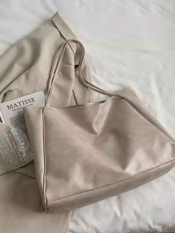 PU Leather Tote Bag