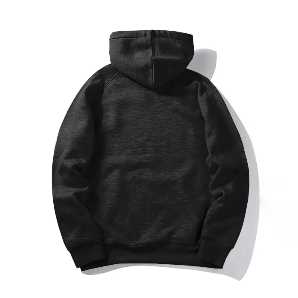 Sad Moon Print Hoodie
