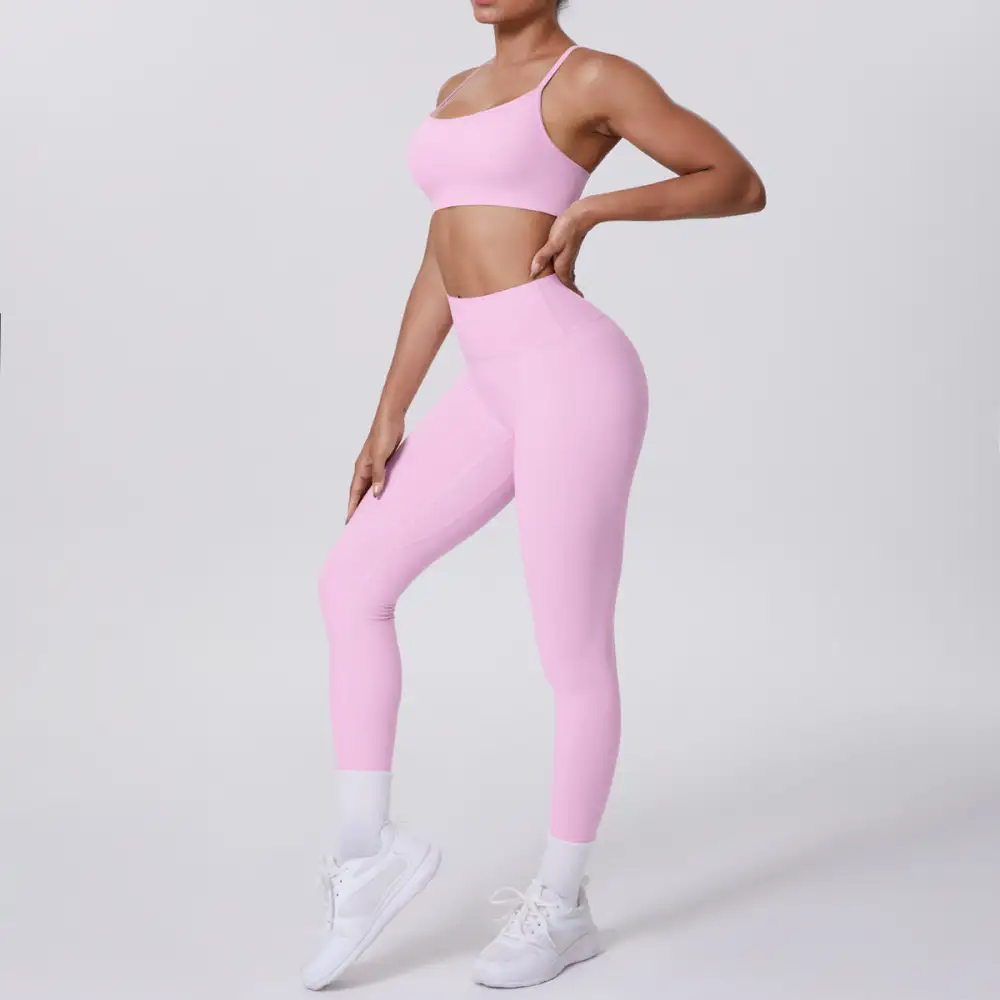 Quick-Dry Backless Two-Piece Activewear Active Set