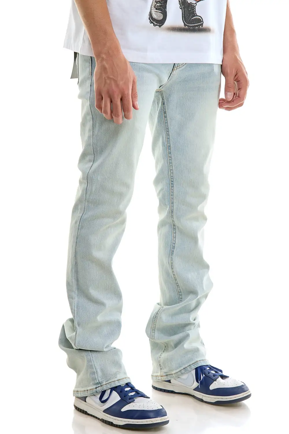 Men's Urban Flare Skinny Slim Jeans