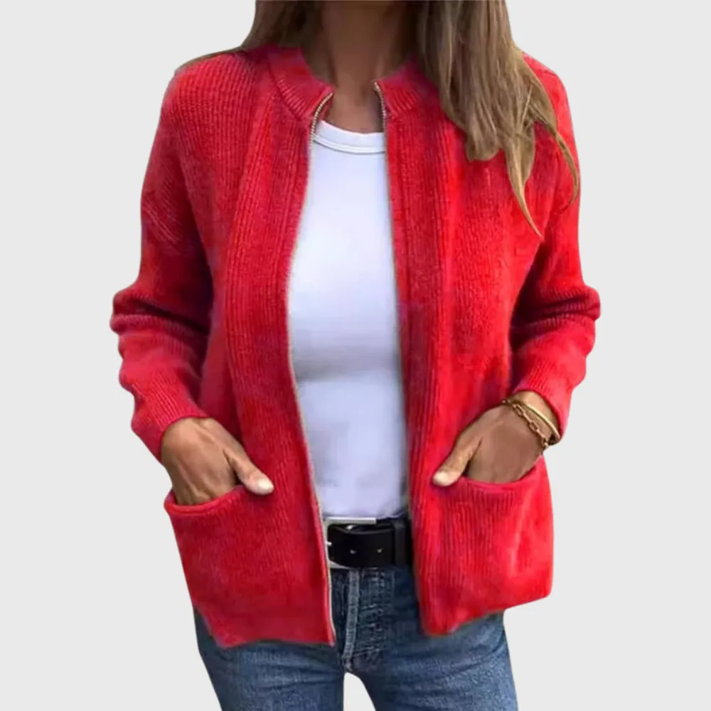 Zip Front Everyday Cardigan
