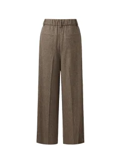 Washable Wool Women Full Length Pants