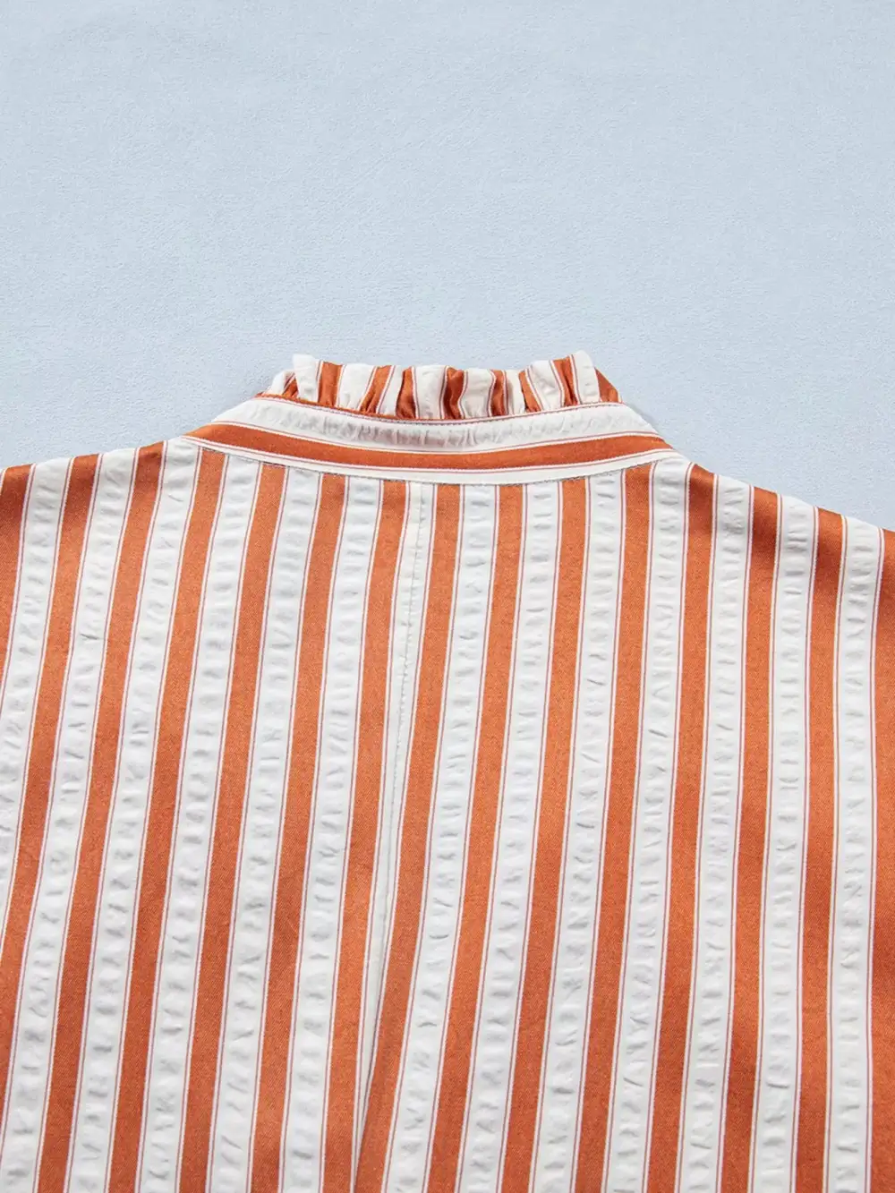 Striped V Neck Mini Dress