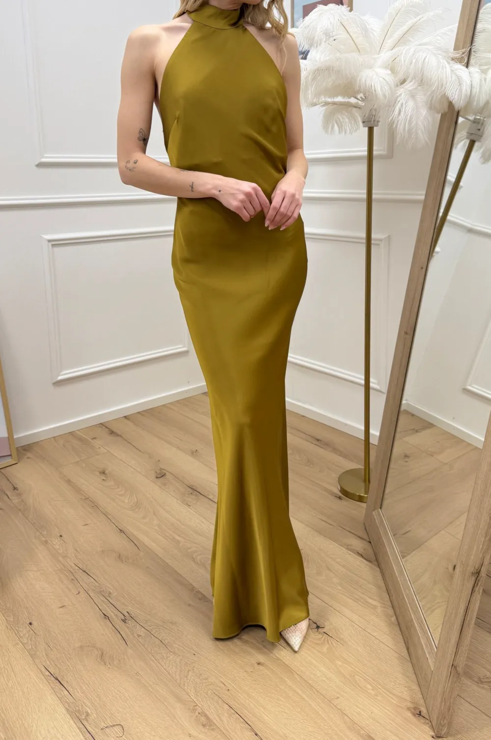 Lantern Easy Drape Maxi Dress