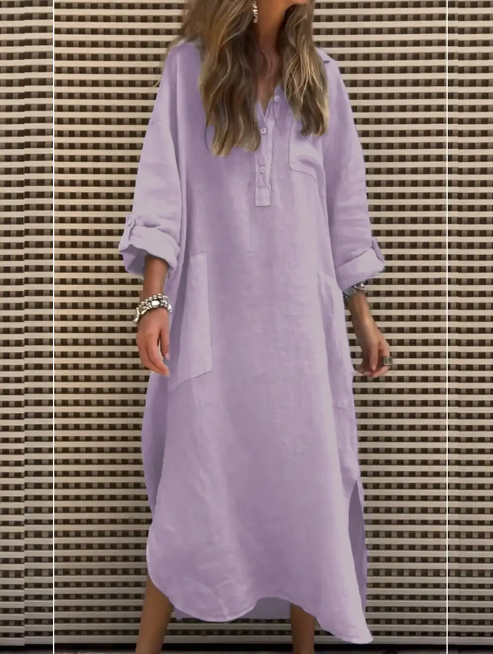 Relaxed Fit Simple Irregular Dress